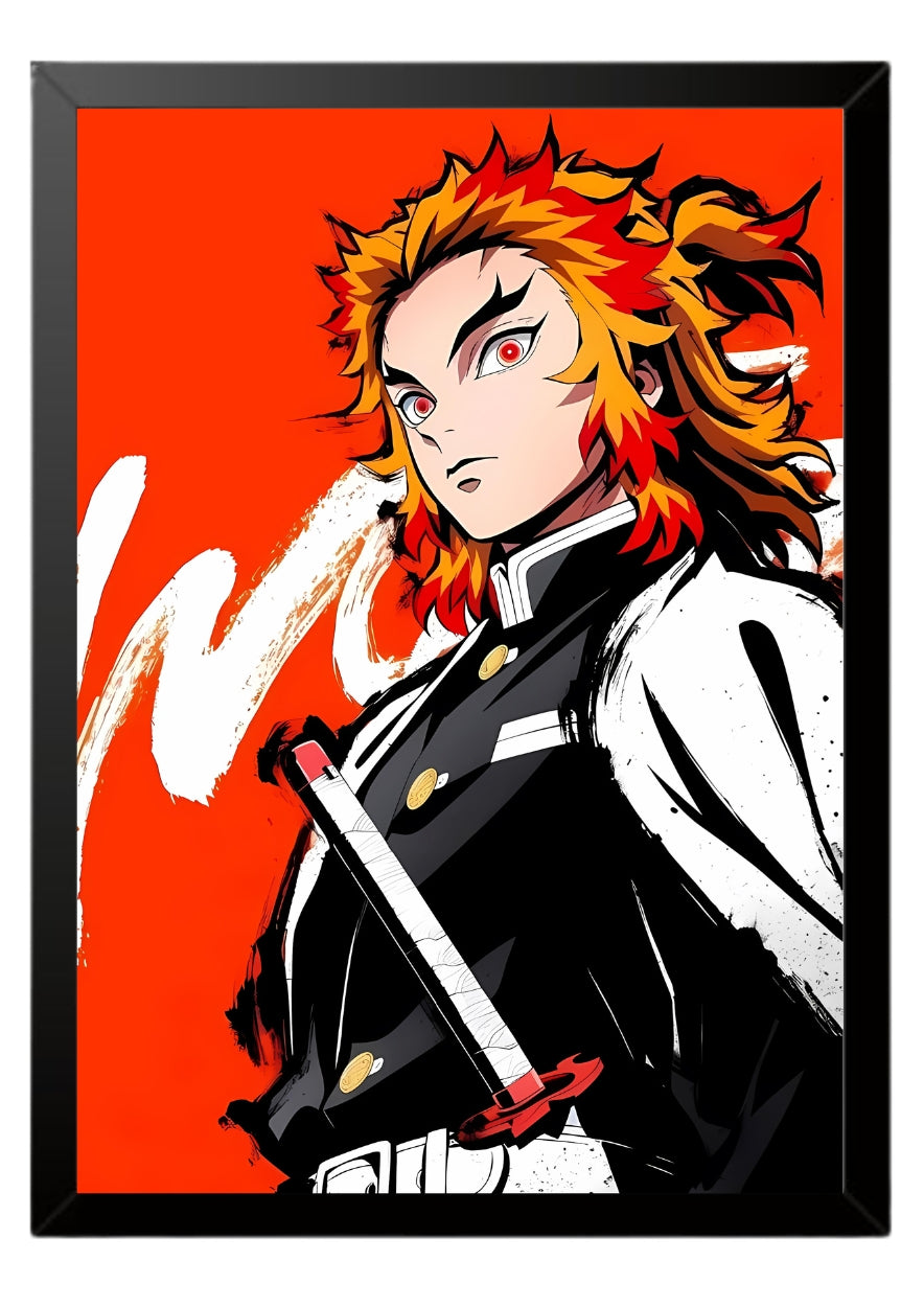 Kyojuro Rengoku #2 poster || Demon Slayer poster