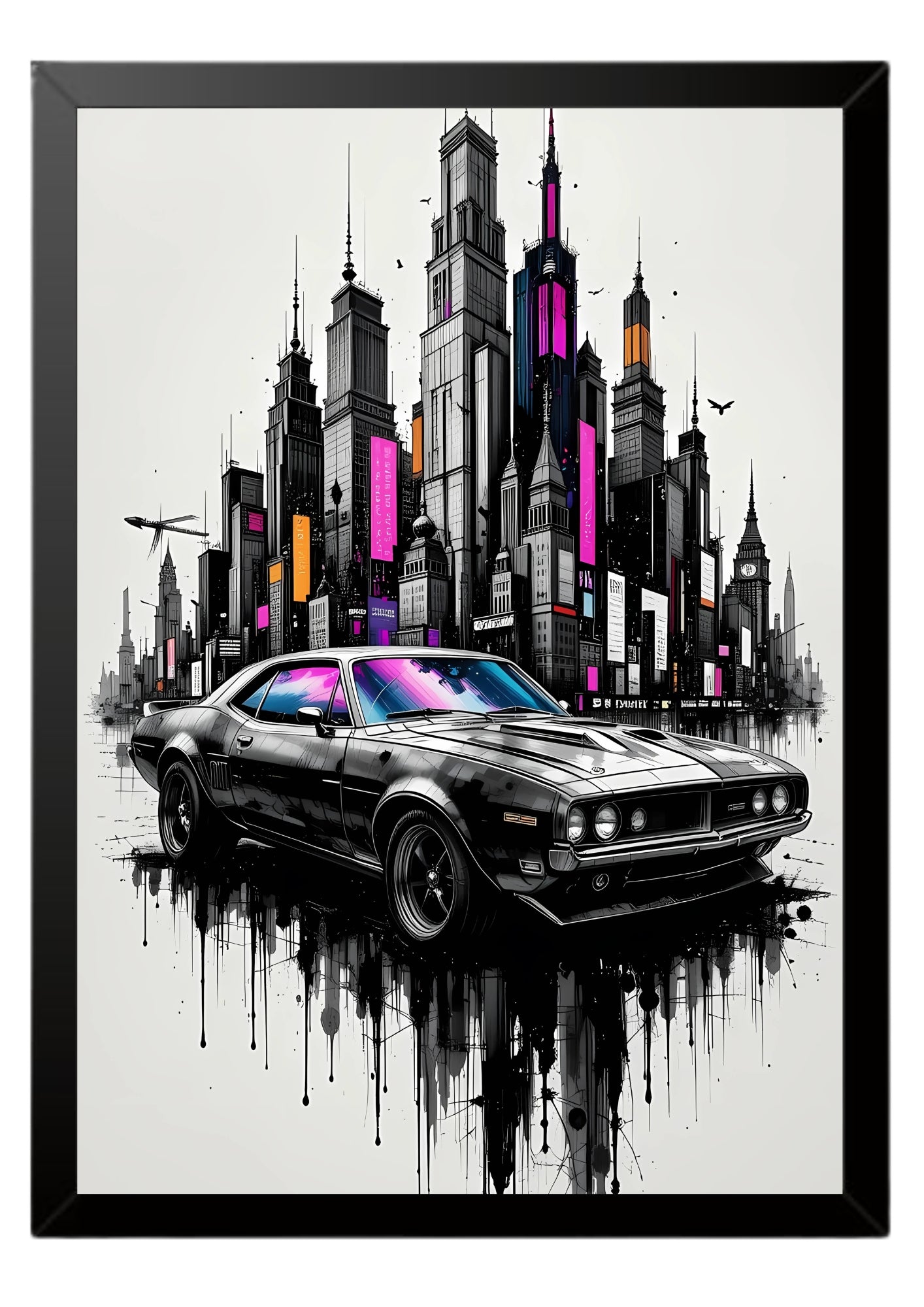 Dodge Charger R/T poster || car poster
