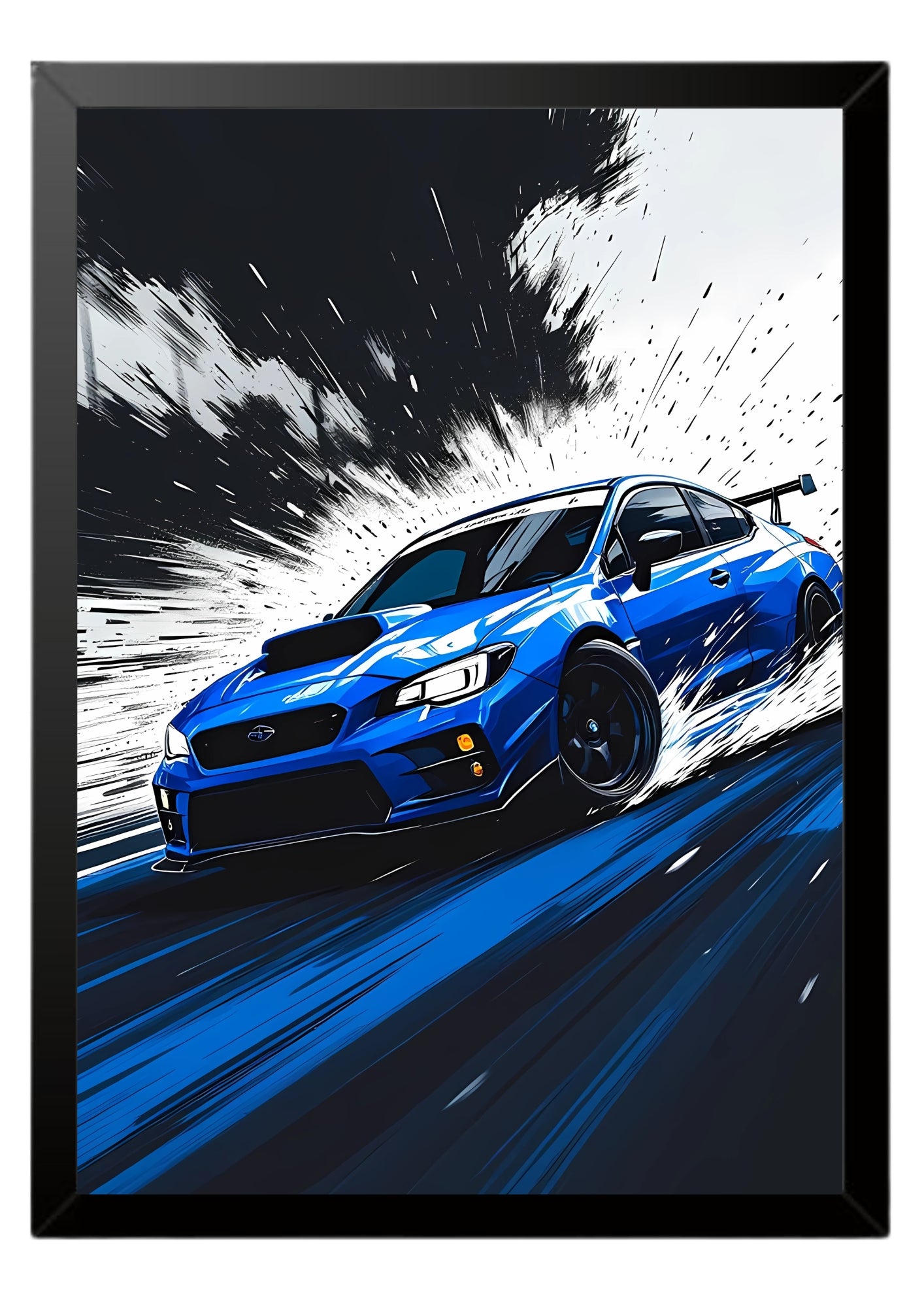 Subaru WRX poster || car poster