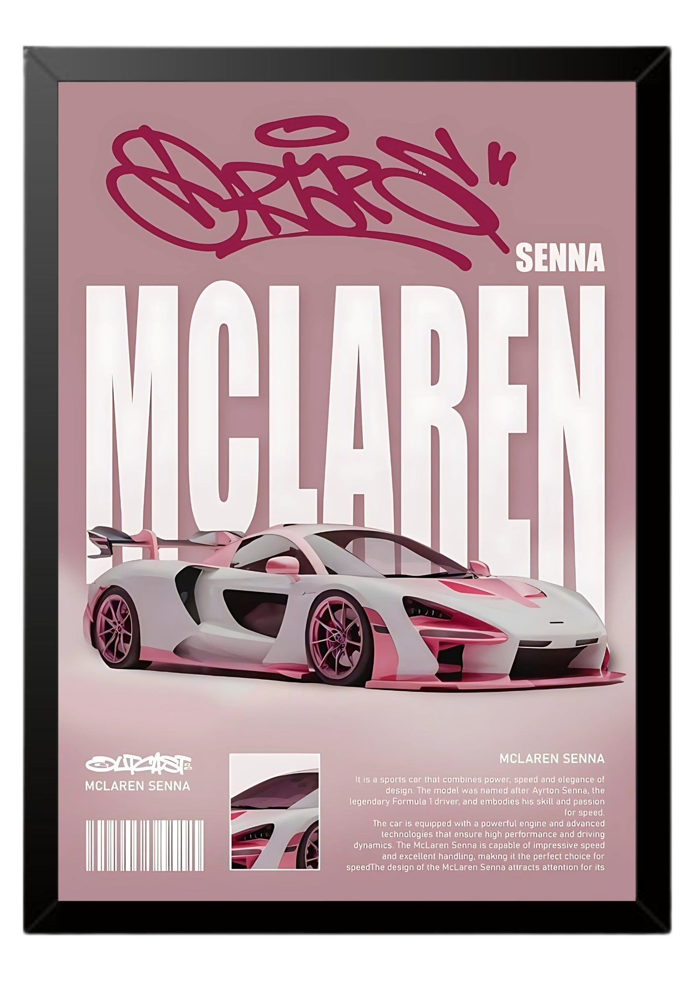 McLaren Senna poster || car poster