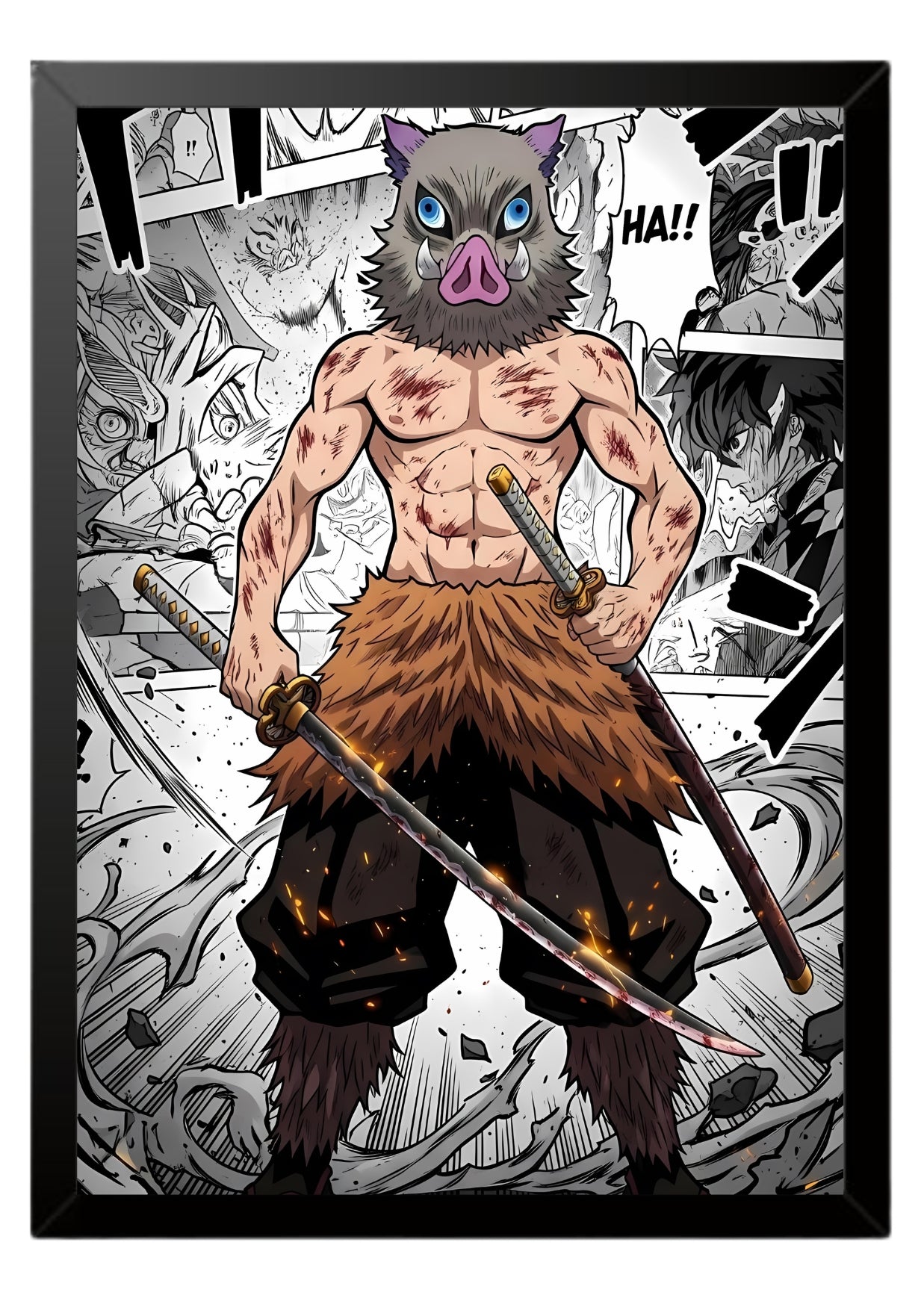 Inosuke Hashibira #1 poster || Demon Slayer poster