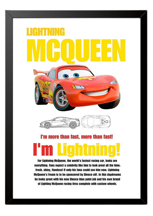 Lightning McQueen poster || car poster