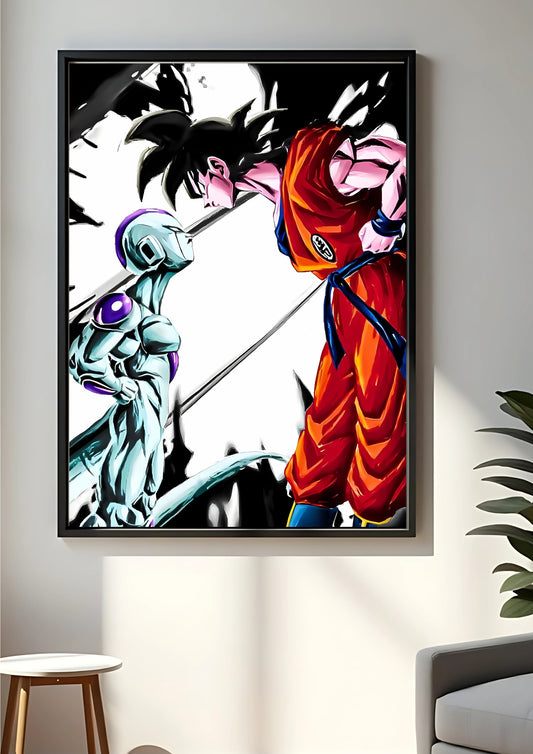 Frieza & goku poster || Dragon Ball Z poster