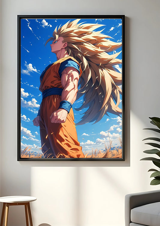 Goku Super Saiyan 3 poster || Dragon Ball Z poster