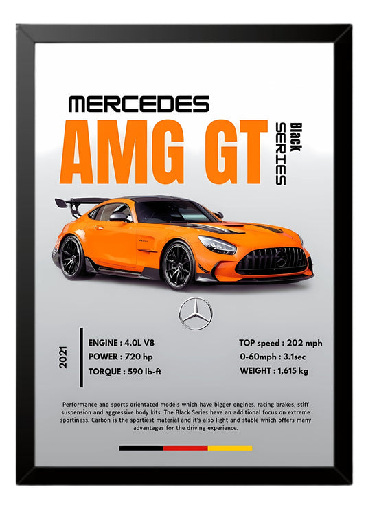 Mercedes-AMG GT poster || car poster