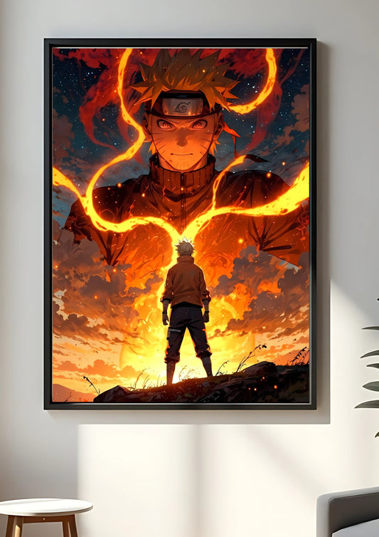 Naruto Uzumaki #9 poster || Naruto poster