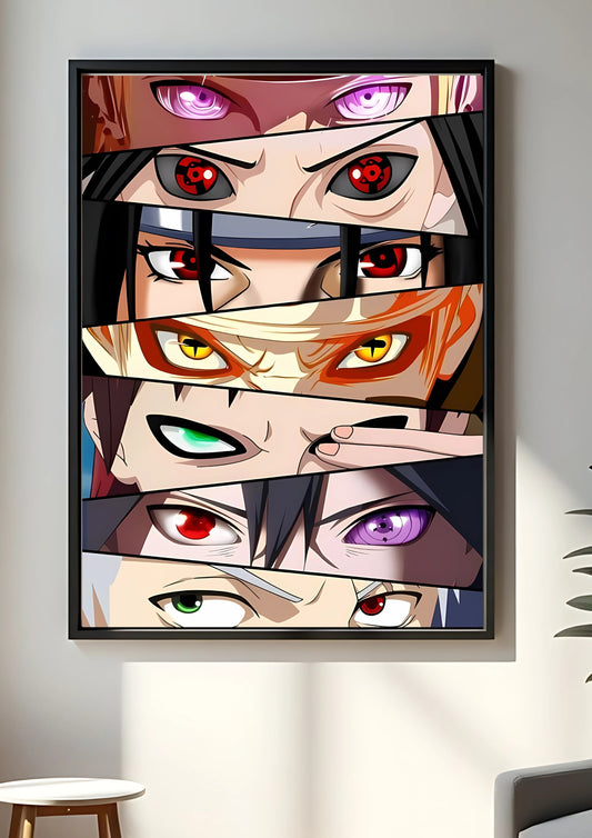 Naruto eyes poster || Naruto poster