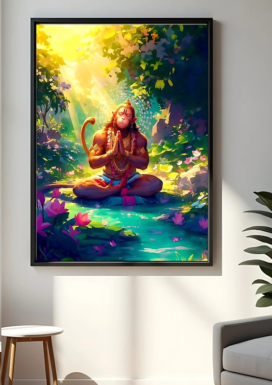 lord hanuman #1 poster || devotional poster