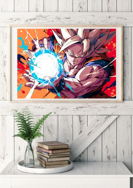 Goku Super Saiyan poster || Dragon Ball Z poster