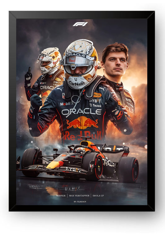 F1 Max Verstappen poster || car poster