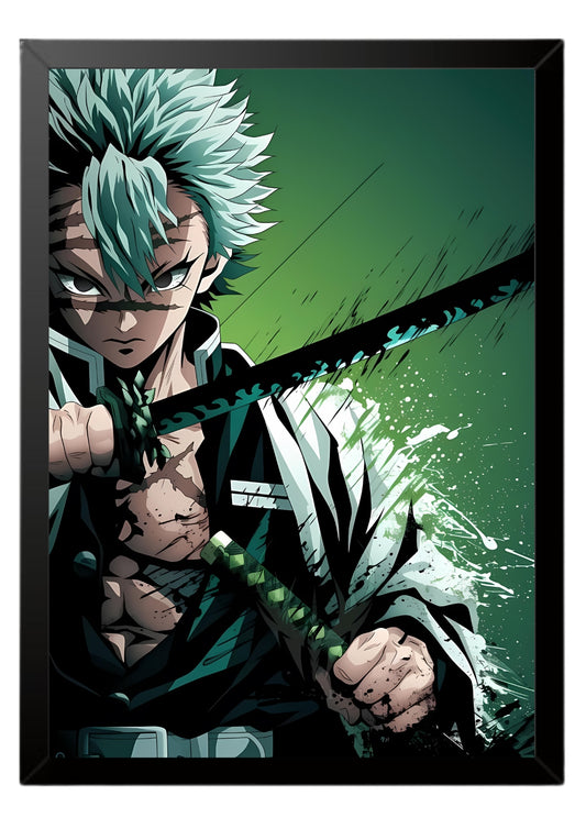 Sanemi Shinazugawa #1 poster || Demon Slayer poster