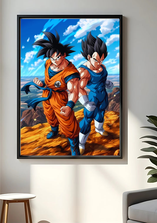 Vegeta & Goku poster || Dragon Ball Z poster