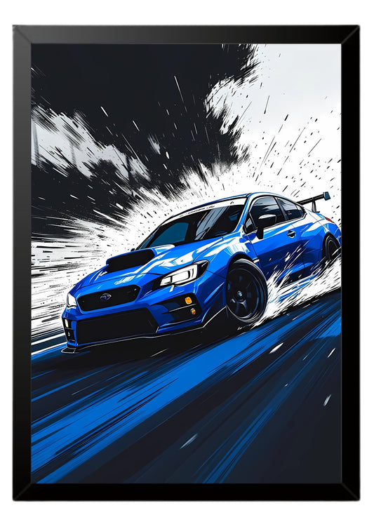 Subaru WRX poster || car poster