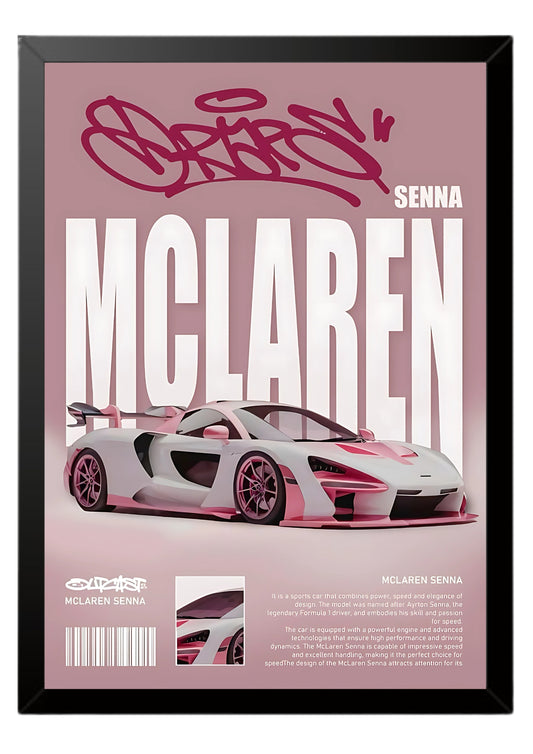 McLaren Senna poster || car poster