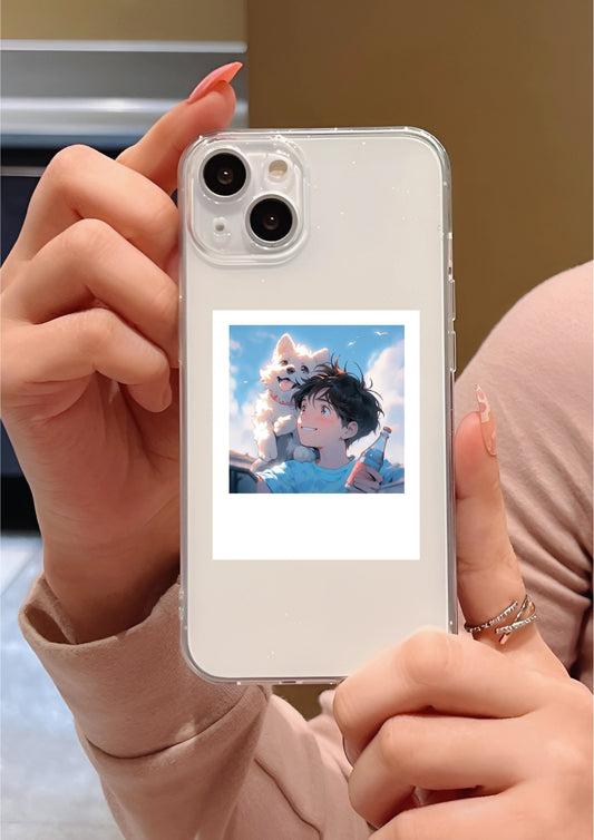 Boy With Dog || Mini Cover Photo