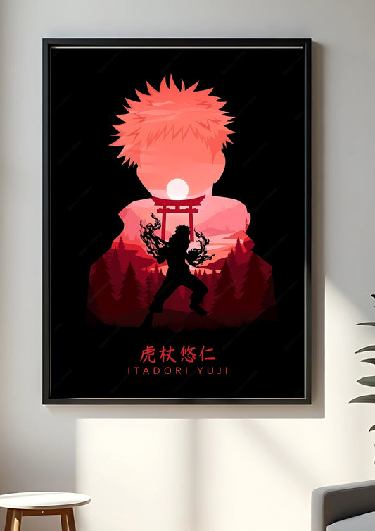 Yuji Itadori poster || jujutsu kaisen poster
