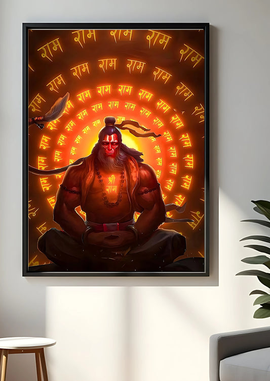 lord hanuman #2 poster || devotional poster
