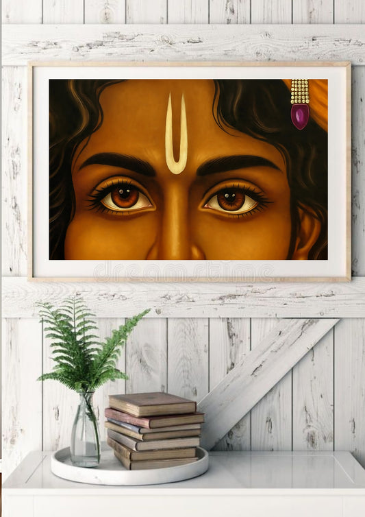 lord ram eyes poster || devotional poster