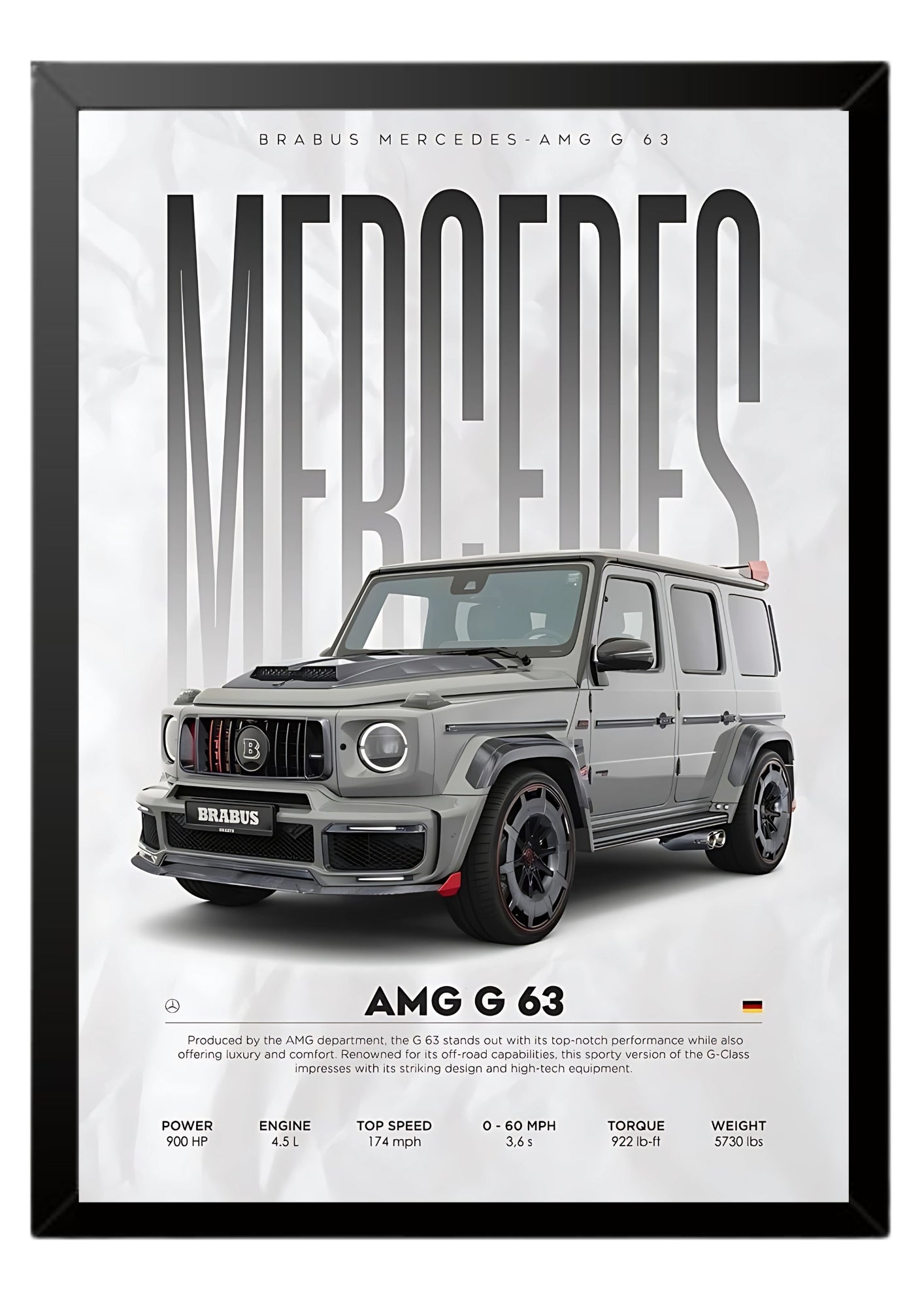 Mercedes-AMG G 63 poster || car poster