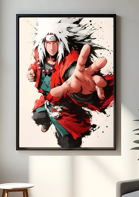 Jiraiya poster || Naruto poster