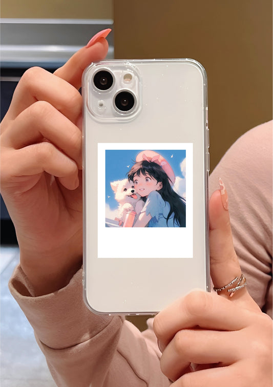 Girl With Dog || Mini Cover Photo