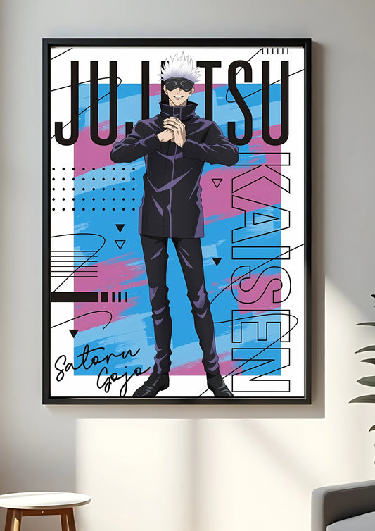 Satoru Gojo #9 poster || jujutsu kaisen poster
