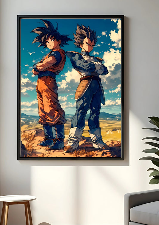 Son Goku & Vegeta #2 poster || Dragon Ball Z poster