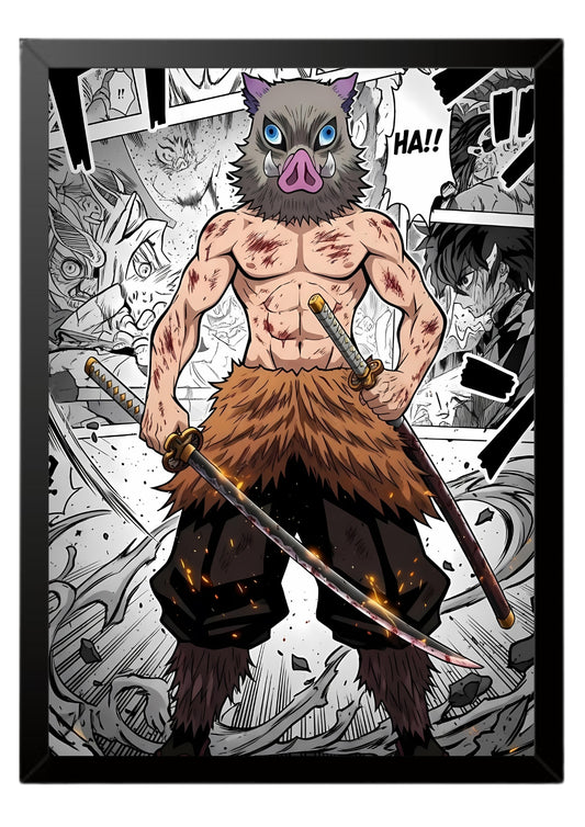 Inosuke Hashibira #1 poster || Demon Slayer poster